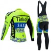 Set Fietsshirt Lange Mouw + Lange Koersbroek 2020 Tinkoff N001